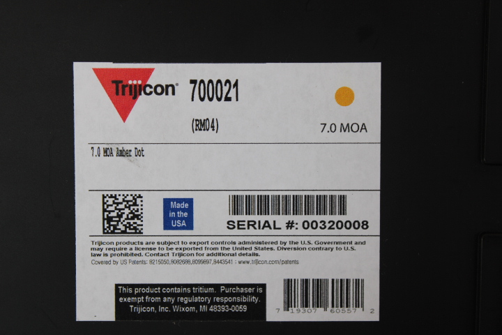 **POLICE TRADE** TRIJICON RMR04 OPTIC