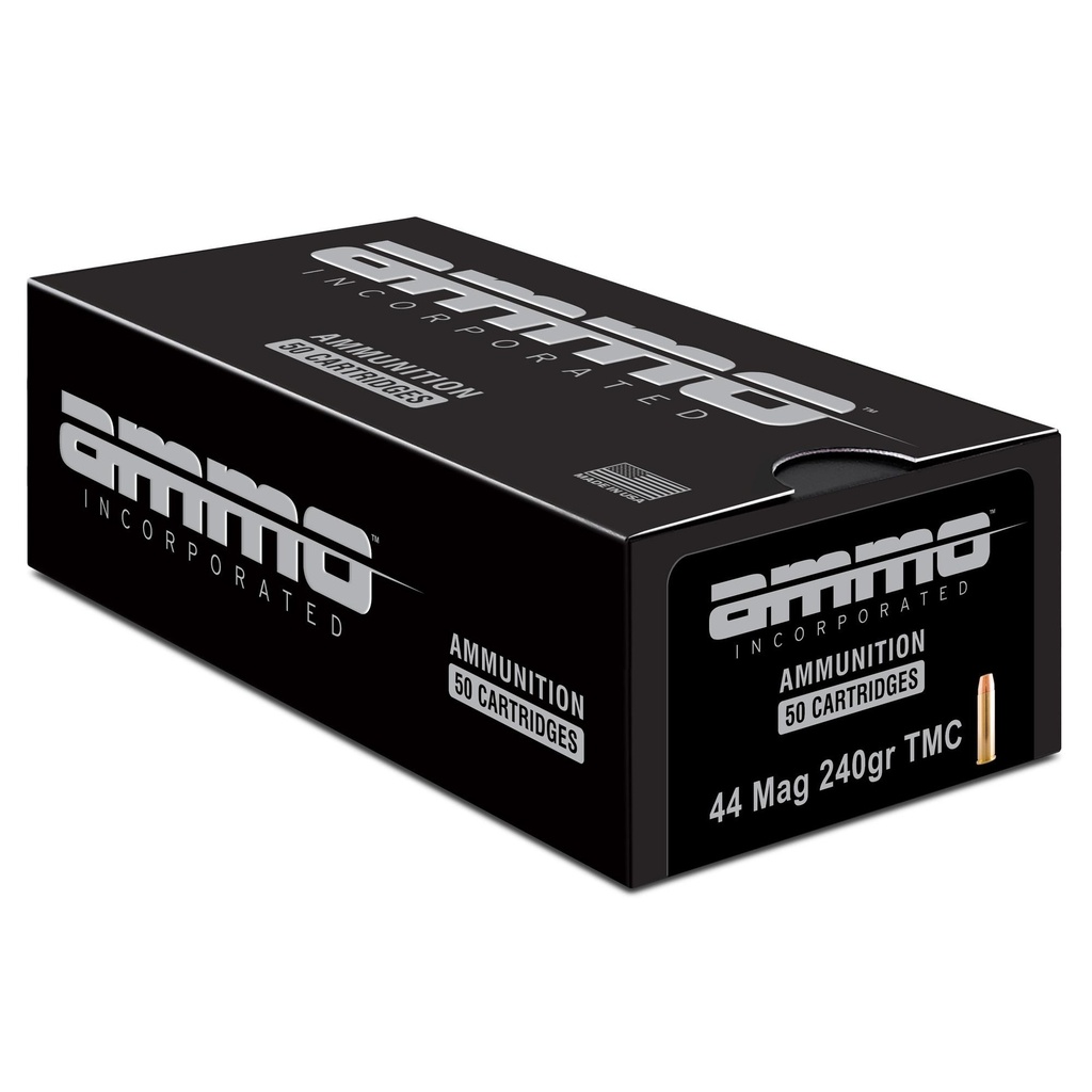 Ammo Inc Signature 44 Magnum 240 Grain Total Metal Coating 50 Round Box 