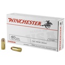 Winchester Ammunition USA 40S&W 180 Grain Full Metal Jacket 50 Round Box 