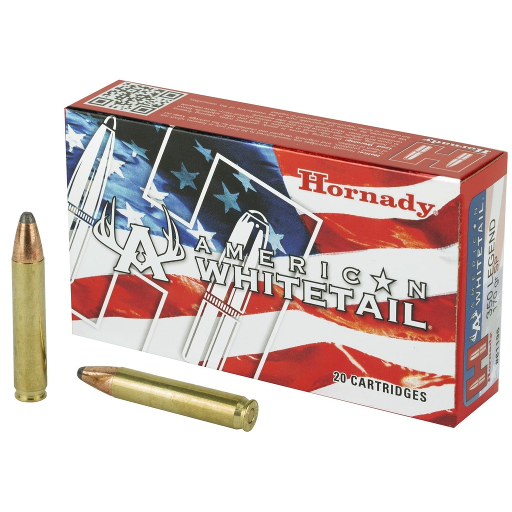 Hornady American Whitetail 350 Legend 170 Grain InterLock 20 Round Box 