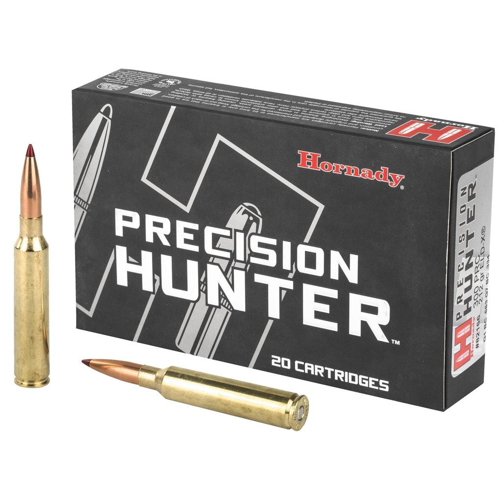 Hornady Precision Hunter 300PRC 212 Grain ELD-X 20 Round Box 