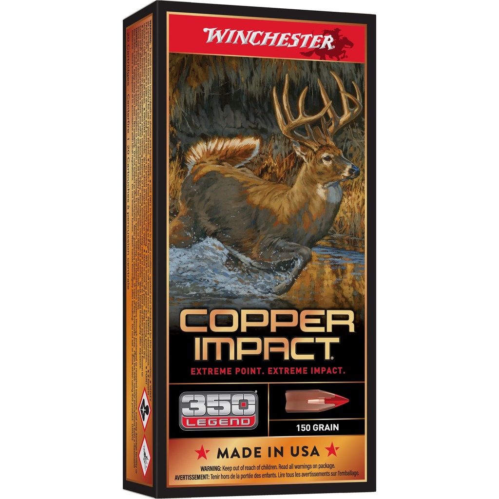 Winchester Ammunition Deer Season XP 350 Legend 150Gr Polymer Tip 20 200 