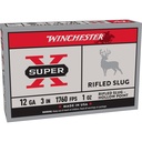 Winchester Ammunition Super-X 12GA 3" 1 oz. Slug 5 Round Box
