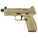 FN 510T 10MM 4.71" Threaded Barrel FDE 22 Round