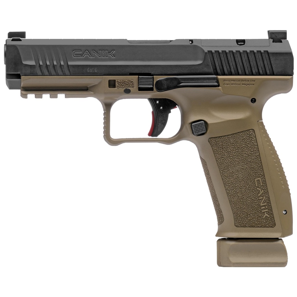 Canik TP9 METE SFT 9mm 4.47" Barrel (1) 18Rd (1) 20Rd 2Mags Tan Frame