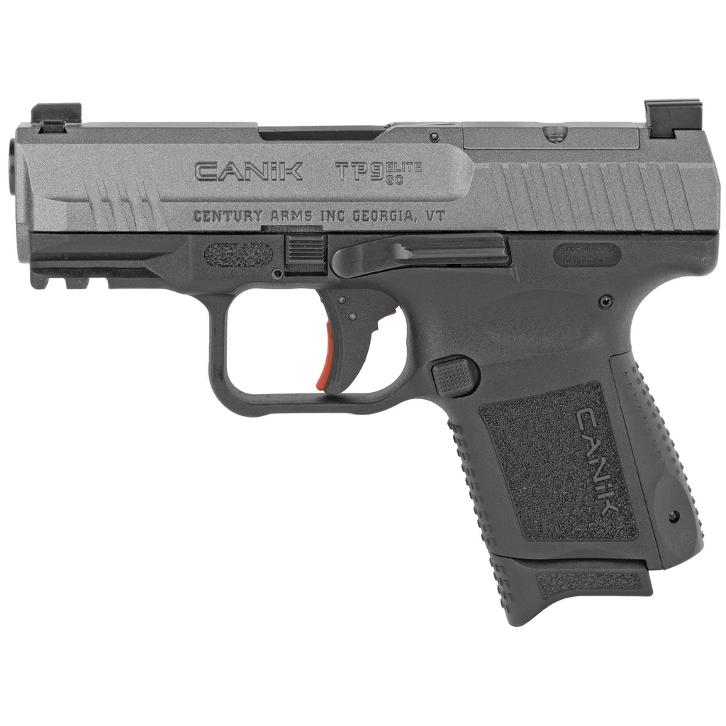 Canik TP9 Elite SC 9mm 3.6" Match Grade Barrel 12Rds 2Mags Tungsten Cerakote Finish