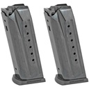 Ruger Magazines 9MM 15Rds Fits Ruger Security-9 Steel Black 2 Pack 