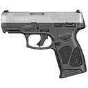 Taurus G3C 9MM 3.2" Stainless Black Frame 12 Round
