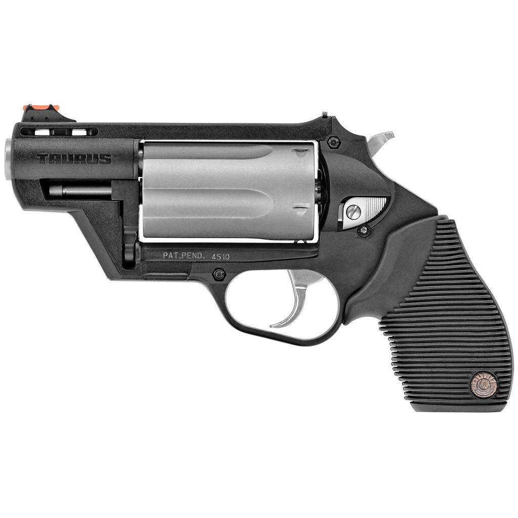 Taurus Judge .45 Colt/.410 Bore 2.5" Barrel Black Frame Silver Cylinder 5 Round