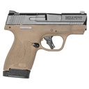 Smith & Wesson Shield Plus 9MM 3.1" Flat Dark Earth/Black Armornite Finish Manual Safety