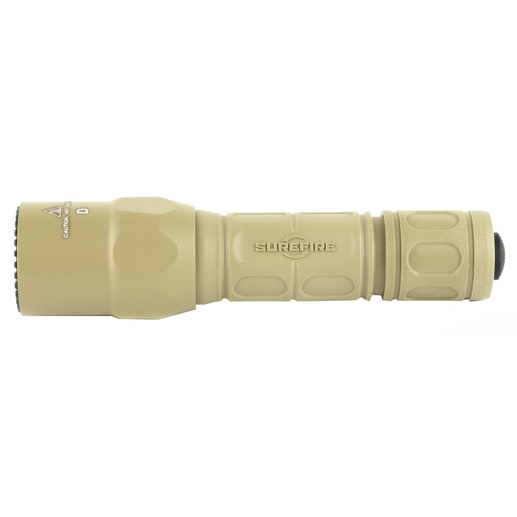 Surefire G2X Pro Flashlight Dual-Output LED 15/600 Lumens Constant-On Click-Type Tailcap Switch Tan 