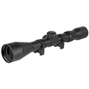 TRUGLO BUCKLINE Rifle Scope 3-9X40mm 1" Maintube Duplex BDC Dot Reticle Black Includes Weaver Rings 