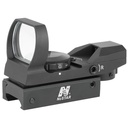 NcSTAR 4 Reticles(Bullseye, Star Burst, Dot, and Cross) Black Weighs 4.3oz 3MOA Dot 7 Brightness Settings Clamp on Weaver/Picatinny Rail Mount 