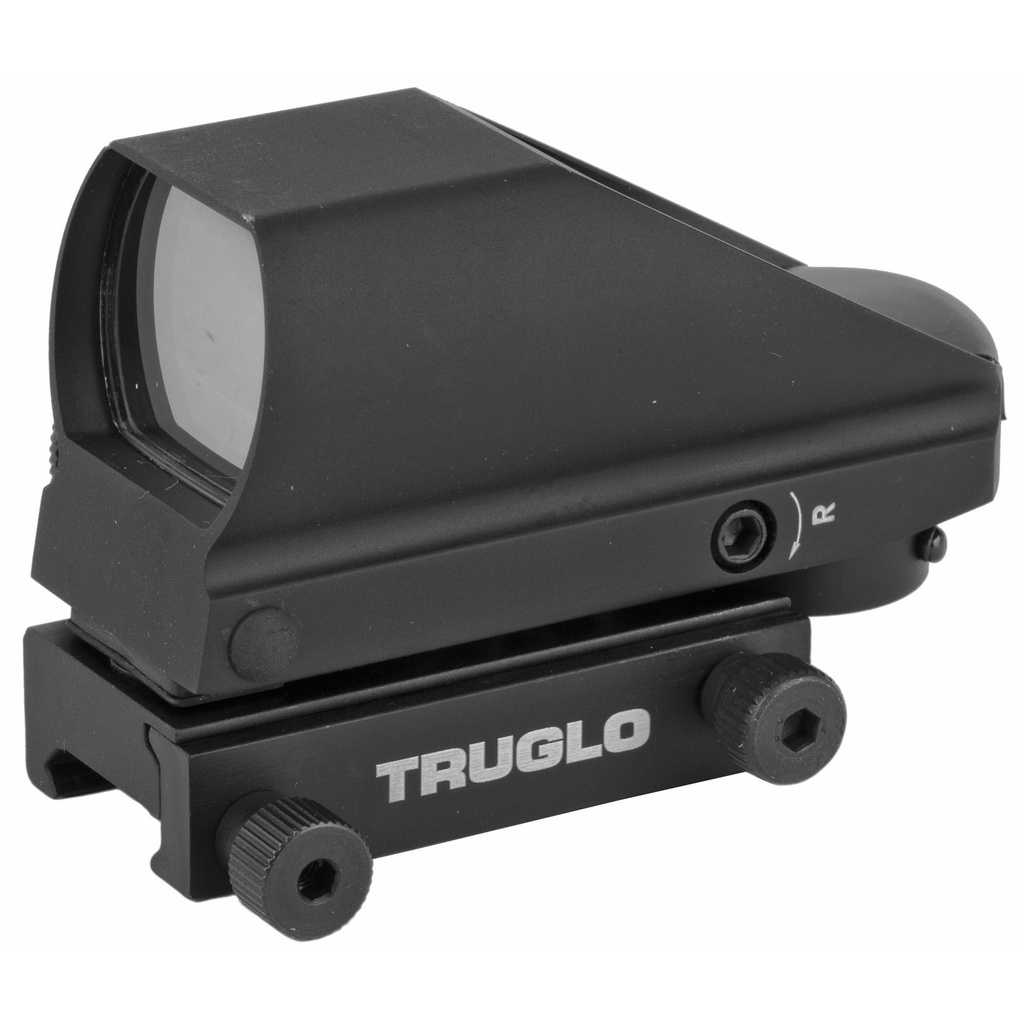 TRUGLO Tru-Brite Red Dot Fits Picatinny Black 8 Reticle Choices Dual Color Reticle Illumination Innovative Compact Design 