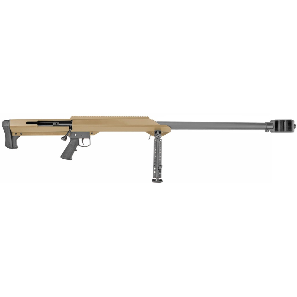 Barrett 99 50 BMG 32" Heavy Barrel FDE Muzzle Brake Bipod
