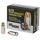 Sig Sauer Elite Performance V-Crown Ammunition 380ACP 90 Grain Jacketed Hollow Point 20 Round Box 