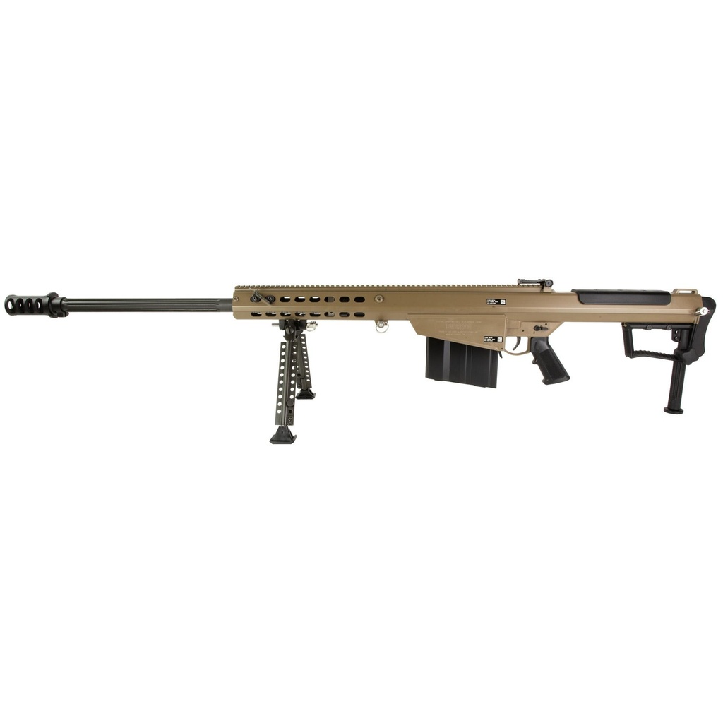 Barrett M107A1 .50 BMG 29" FDE Semi-Automatic Includes 3 Magazines, Bipod