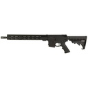 Smith & Wesson M&P 15 5.56 16" Black Features: A2 Flash Hider, Mid-Length Gas System, 15" Free Float M-LOK Handguard, 6-Position Collapsible Stock, 10 Round
