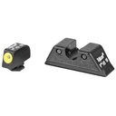 Trijicon HD Tritium Night Sights Yellow Front Outline Fits Glock MOS 17 19 26 27 33 34 
