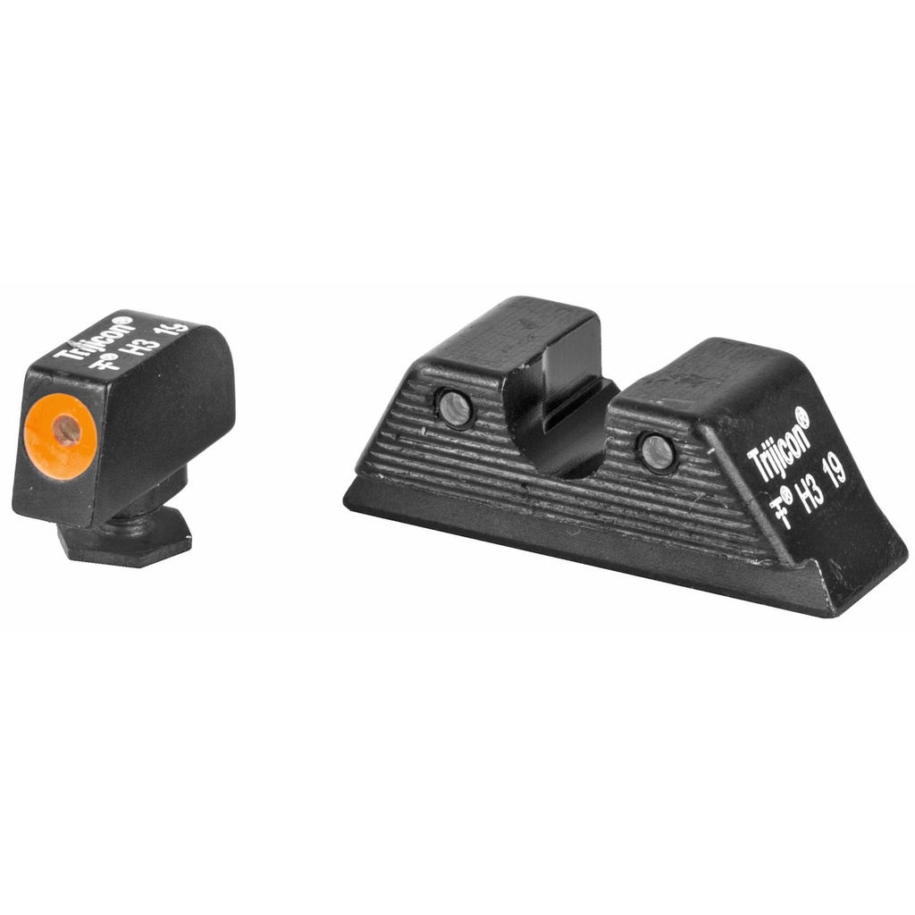 Trijicon HD Night Sights Orange Front Outline Fits Glock MOS 17 19 26 27 33 34 