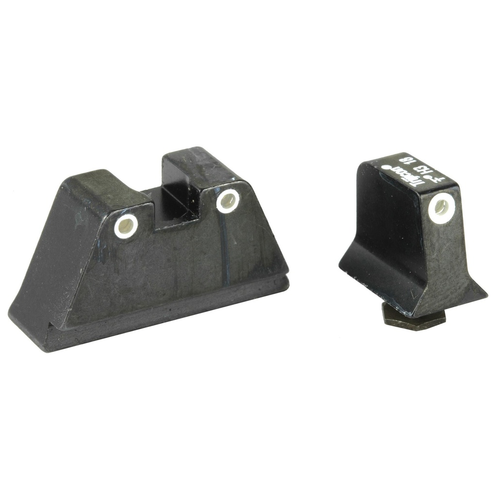 Trijicon Suppressor Sight Height Green Front Sight with Orange Rear Lamps Fits Glock 17 19 22 23 26 27 31 32 33 34 35 37 38 39 Black 