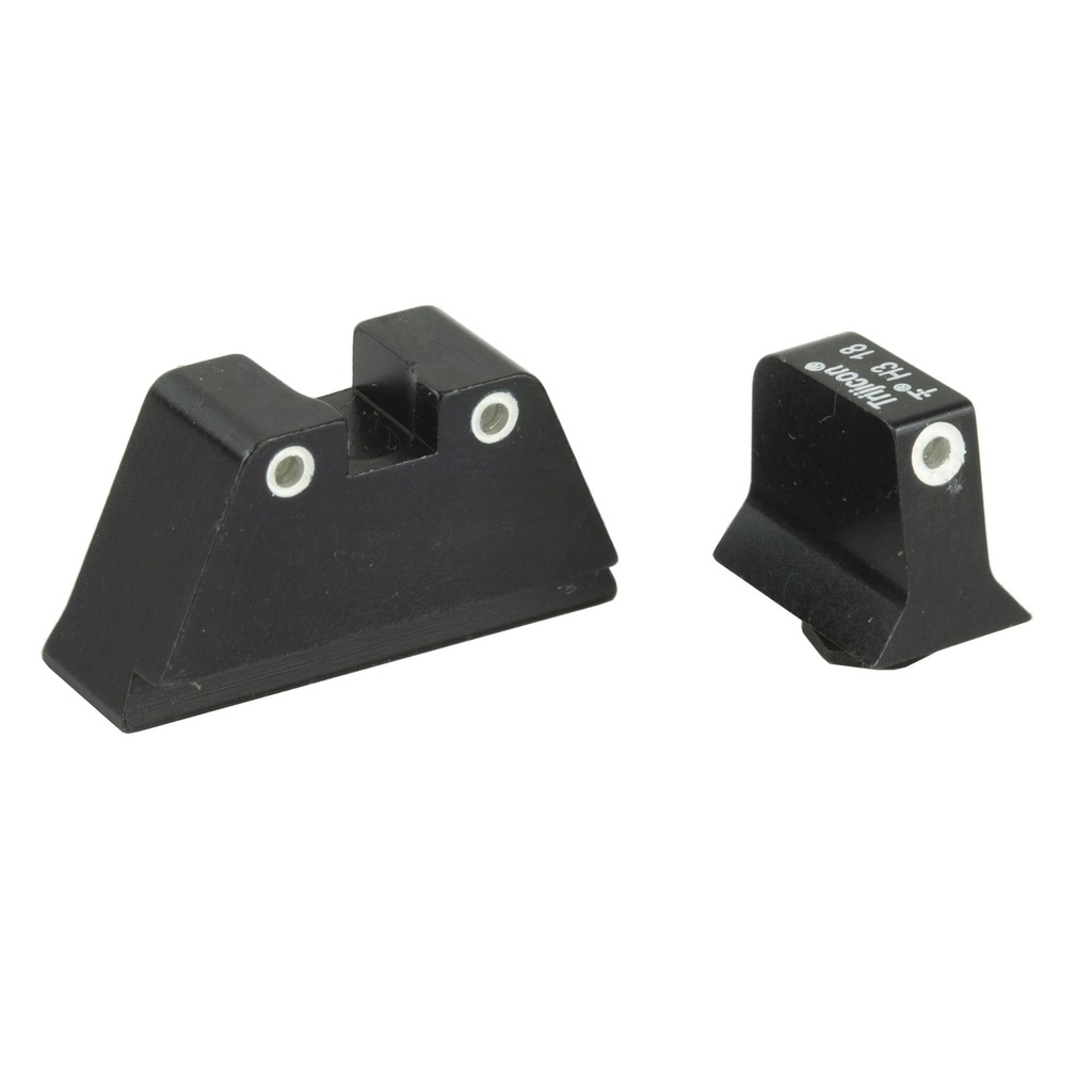 Trijicon Bright & Tough Suppressor Height Night Sights Fits Glock 20 21 29 30 Tritium Front/Rear Green 3 Dot 