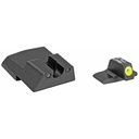 Trijicon HD Night Sights Fits H&K 45C 45C Tactical P30 P30L and VP9 models Yellow Front Outline Front/Rear 