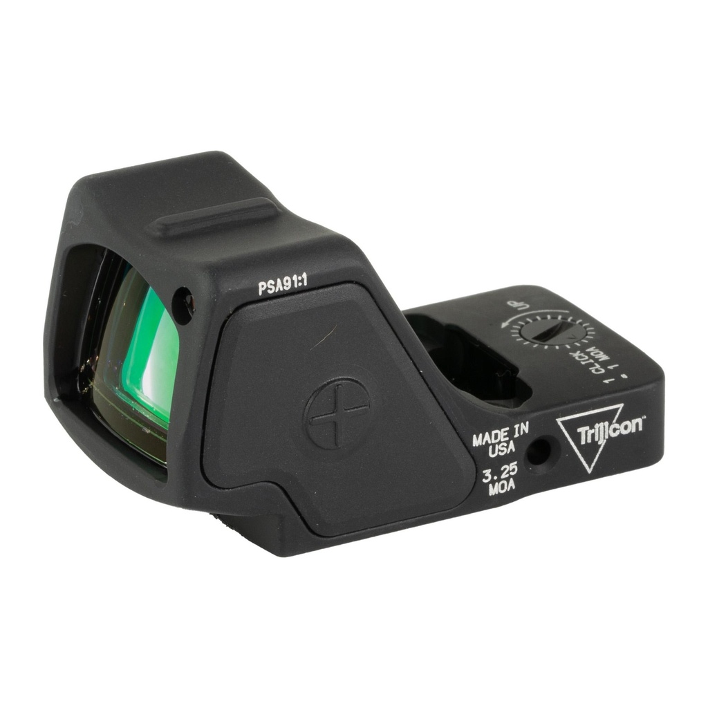 Trijicon RMR HD Reflex Sight 55 MOA Segmented Ring w/3.25 MOA Dot Black Forward Facing Light Sensor 