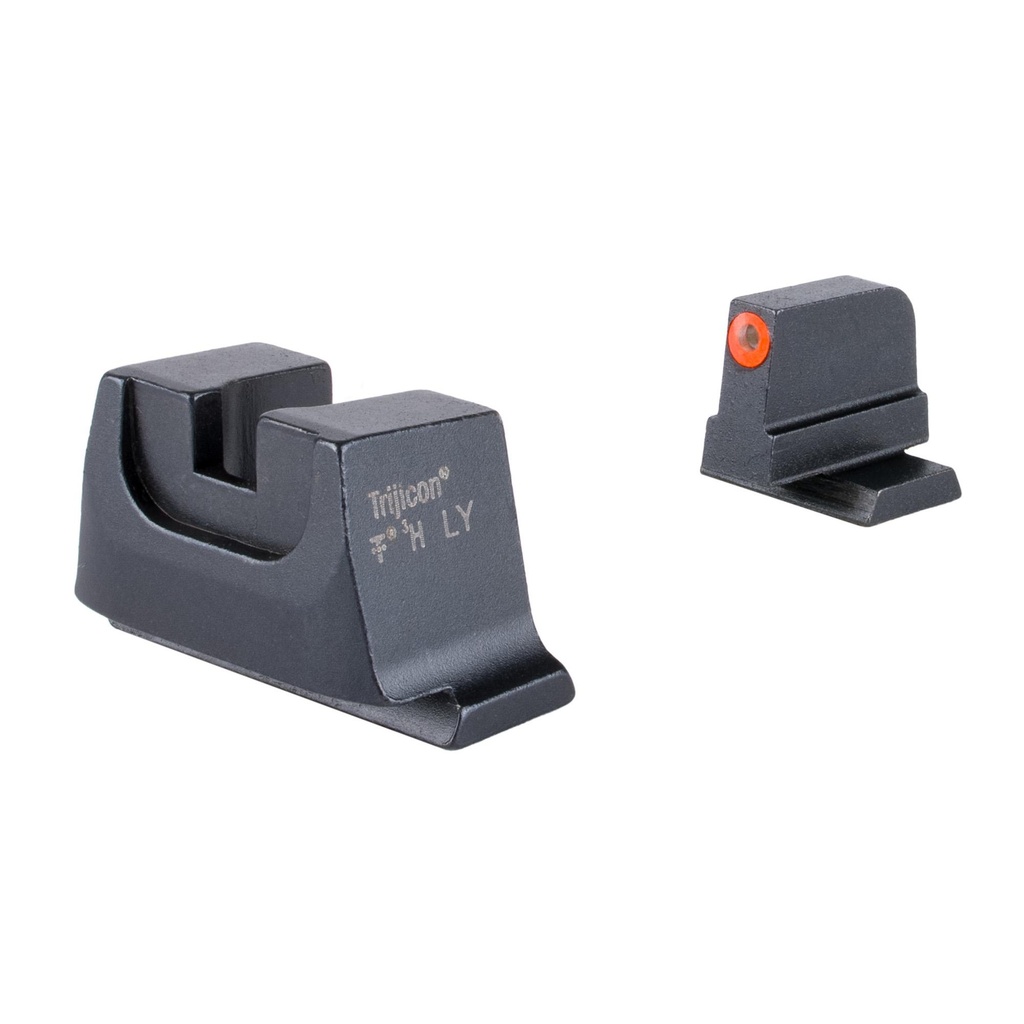 Trijicon Suppressor/Optic Height Night Sights Orange Front with Metal Rear & Green Lamps Fits Smith & Wesson M&P C.O.R.E./M&P M2.0 