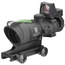 Trijicon ACOG 4X32mm Dual Illuminated Green Chevron .223 Reticle TA51 Mount 3.25 MOA RMR Type 2 Black 