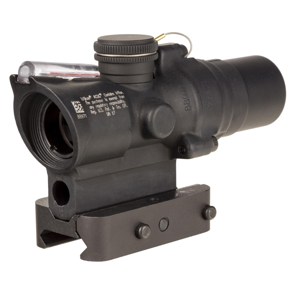 Trijicon ACOG 1.5X16mm Dual Illuminated RTR 9mm PCC Reticle Includes Q-LOC Mount Black 