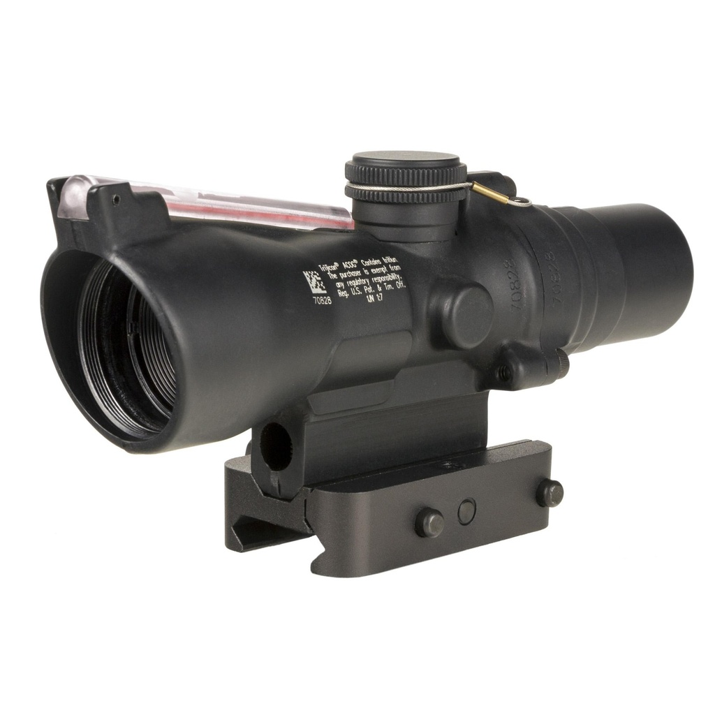 Trijicon ACOG 2X20mm Dual Illuminated RTR 9mm PCC Reticle Includes Q-LOC Mount Black 