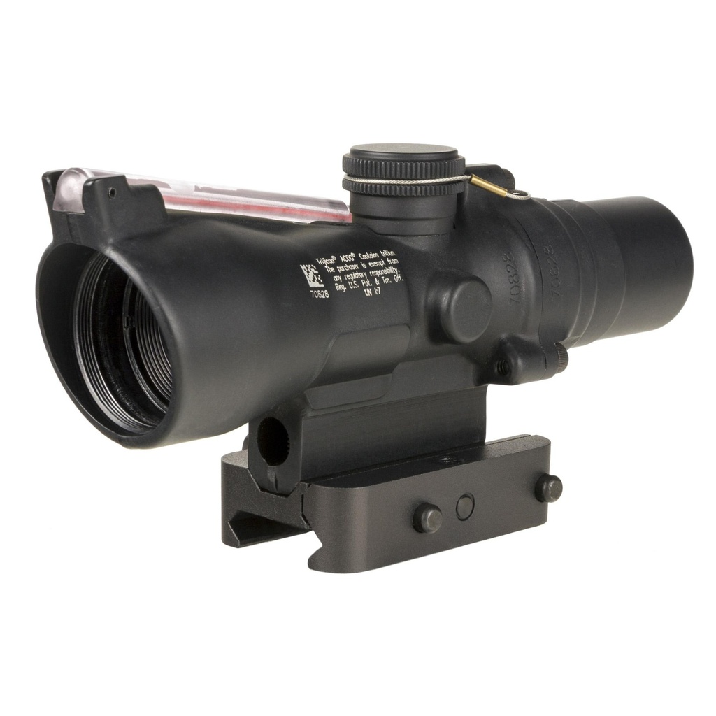 Trijicon ACOG 2X20mm Dual Illuminated RTR 223 Reticle Includes Q-LOC Mount Black 