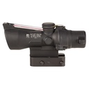 Trijicon ACOG 3X24mm Dual Illuminated Red Horseshoe/Dot 223/55 Grain Includes Q-LOC Mount Black 