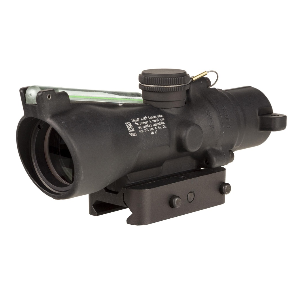 Trijicon ACOG 3X24mm Dual Illuminated Green Horseshoe/Dot 7.62X39/123 Grain Includes Q-LOC Mount Black 