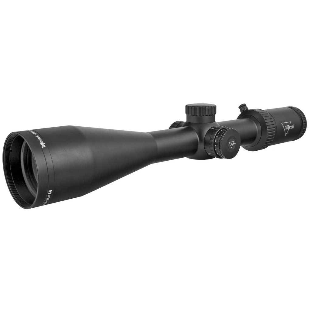 Trijicon Tenmile HX 6-24x50mm Second Focal Plane Riflescope with Red LED Dot MOA Ranging 30mm Tube Satin Black Low Capped Adjusters 