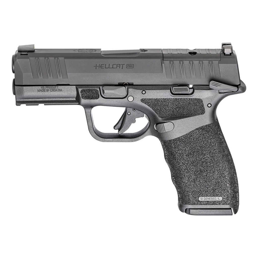 Springfield Hellcat Pro 9mm 3.7" Hammer Forged Barrel 15Rds 2Mags Black