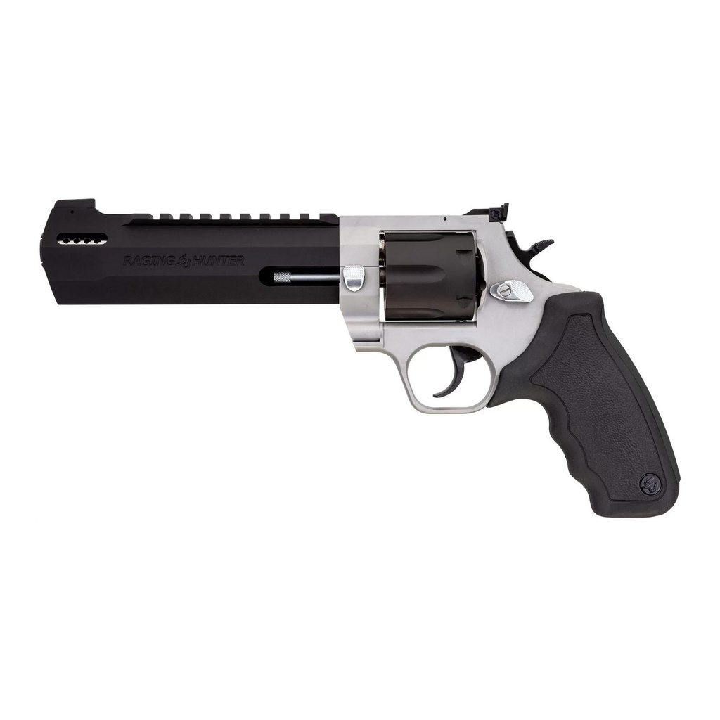 Taurus Raging Hunter .44 Magnum 6.75" Stainless Steel Double Action Revolver, Adjustable Sights, 6 Round Capacity