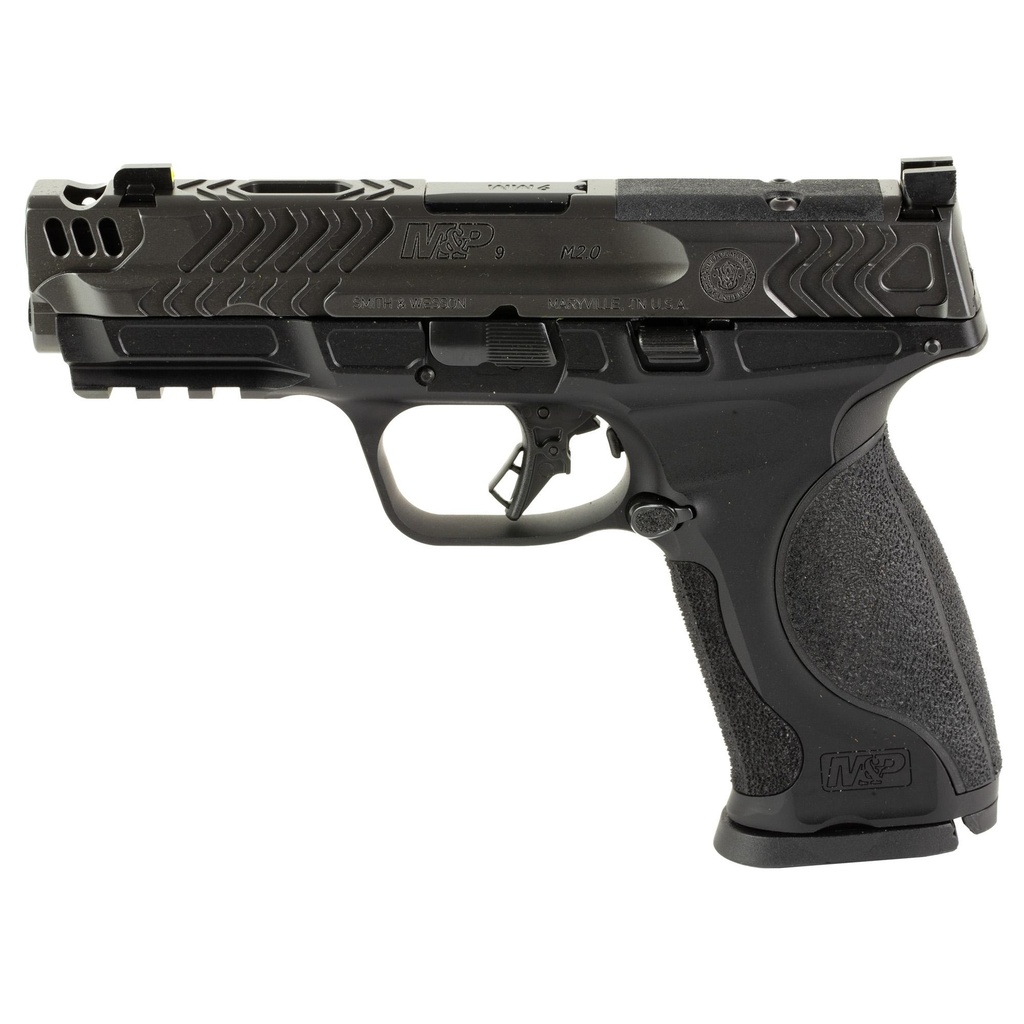 Smith & Wesson M&P M2.0 9MM 4.22" Ported Barrel Optics Ready Armornite Finish Gray 17 Round