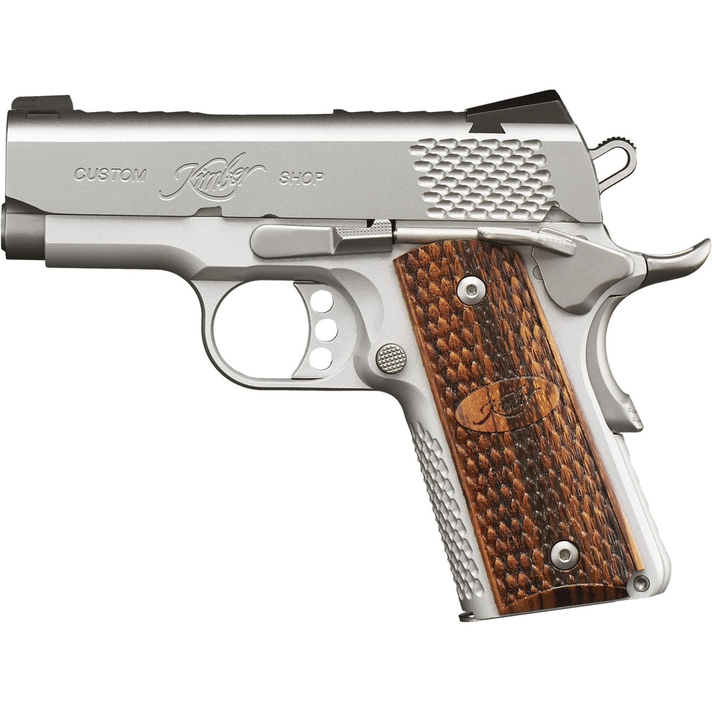 Kimber America STAINLESS ULTRA RAPTOR II 1911 45ACP 3" Barrel 7Rds Silver