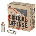 Hornady Critical Defense 380ACP 90 Grain Hollow Point 25 Round Box 