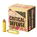 Hornady Critical Defense 38 Special 90 Grain Flex Tip 25 Round Box 