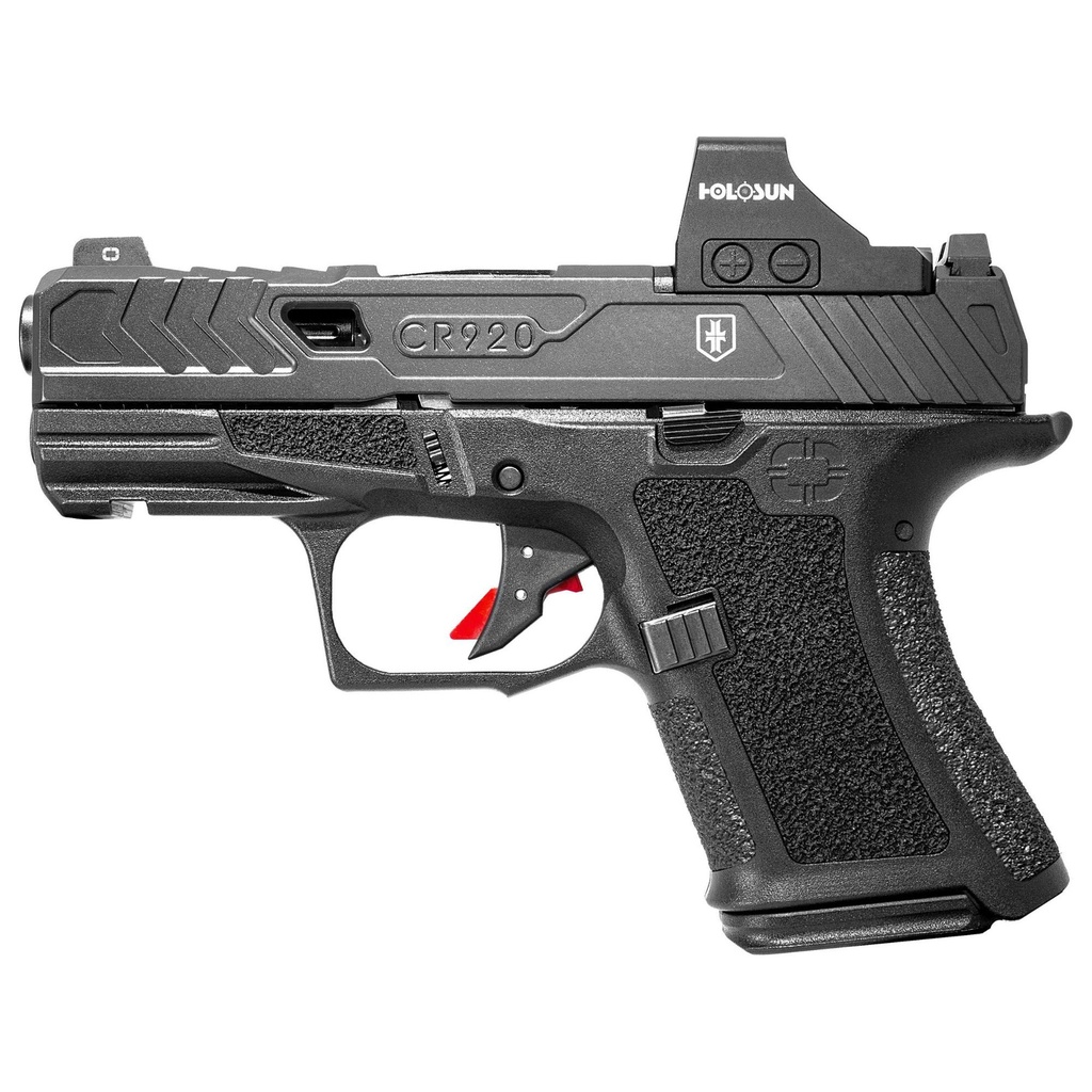 Shadow Systems CR920 9MM 3.4" Holosun 507K Red Dot Black 13 Round
