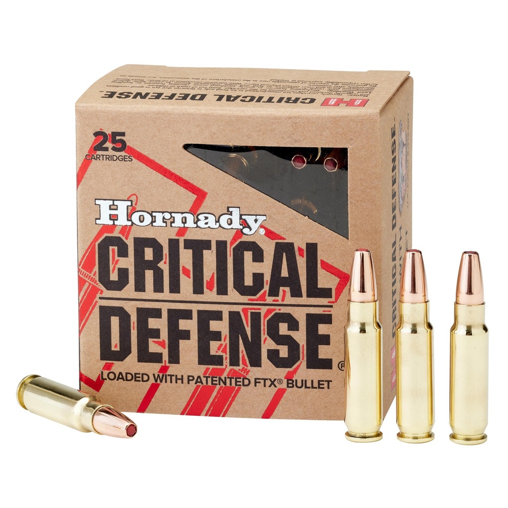 Hornady Critical Defense 5.7X28MM 40 Grain FlexTip 25 Round Box 