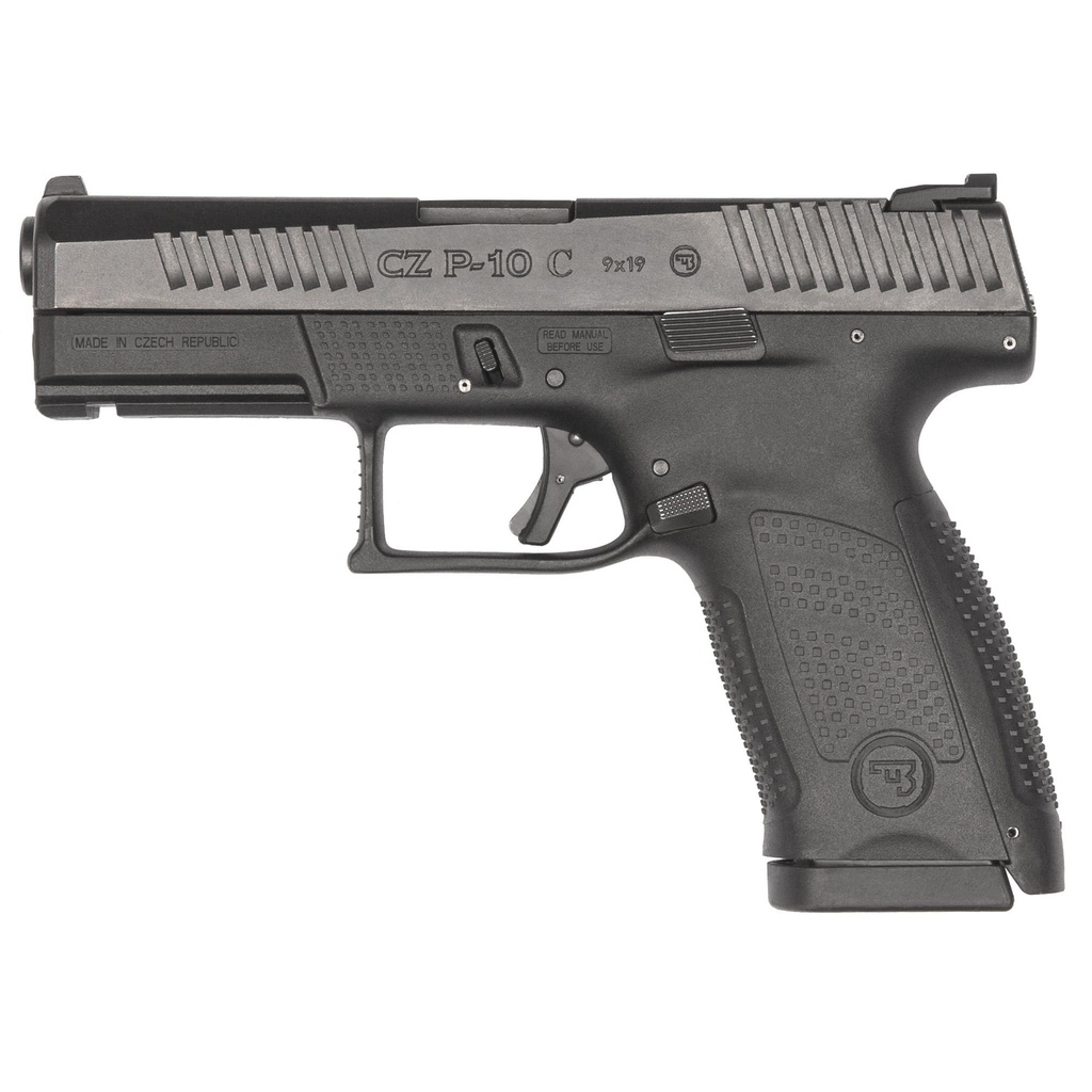 CZ P-10C 9mm 4.02" Barrel 15Rds 2Mags Black