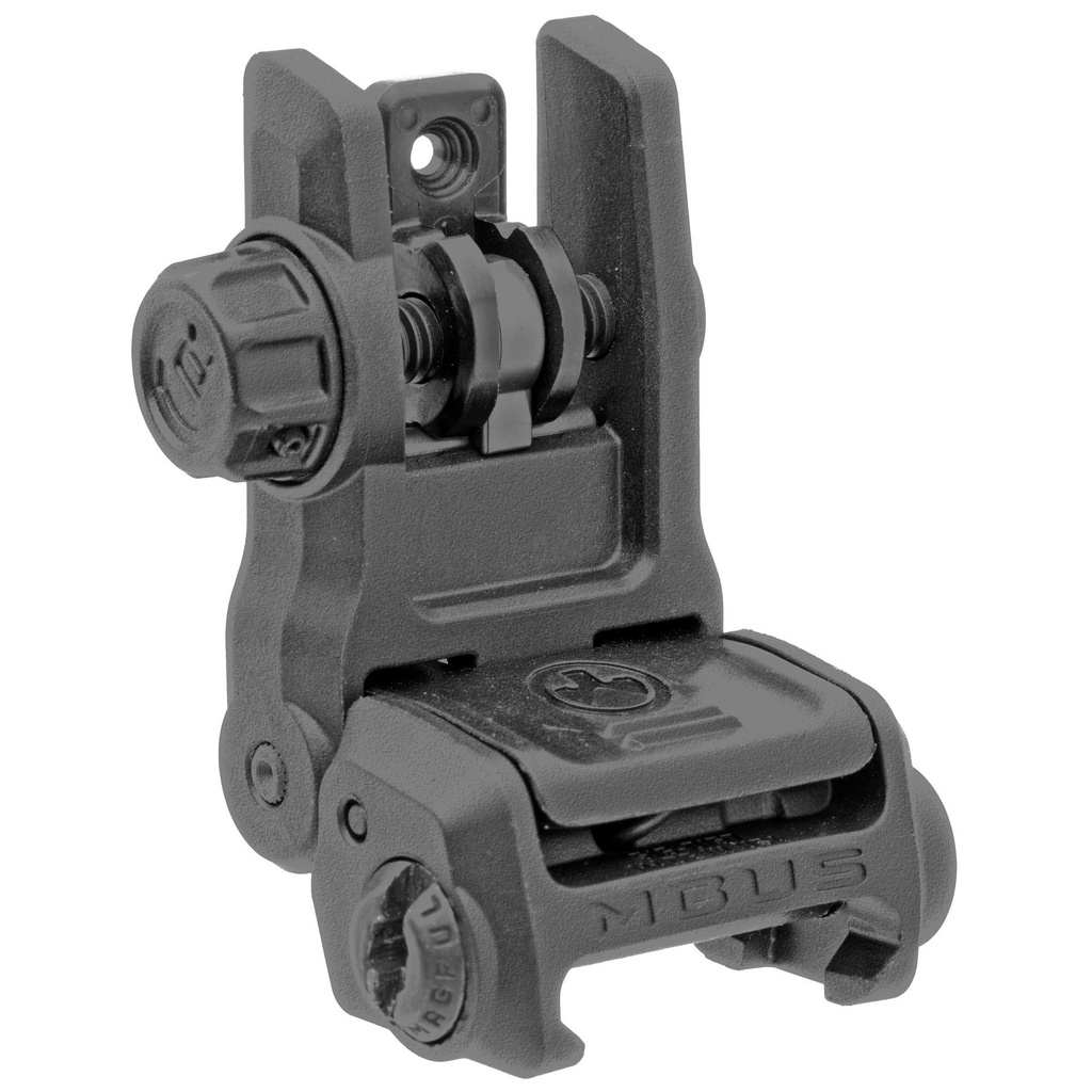 Magpul Industries MBUS 3 Back-Up Rear Sight Rapid-Select Rear Aperture System Black 