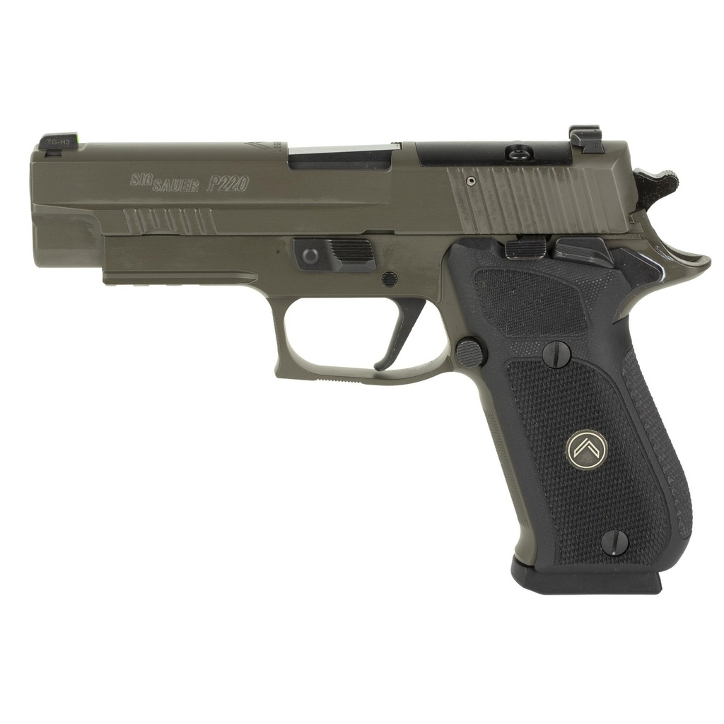 Sig Sauer P220 45ACP 4.4" Barrel 8Rds 3 Magazines G10 Grips Legion Gray
