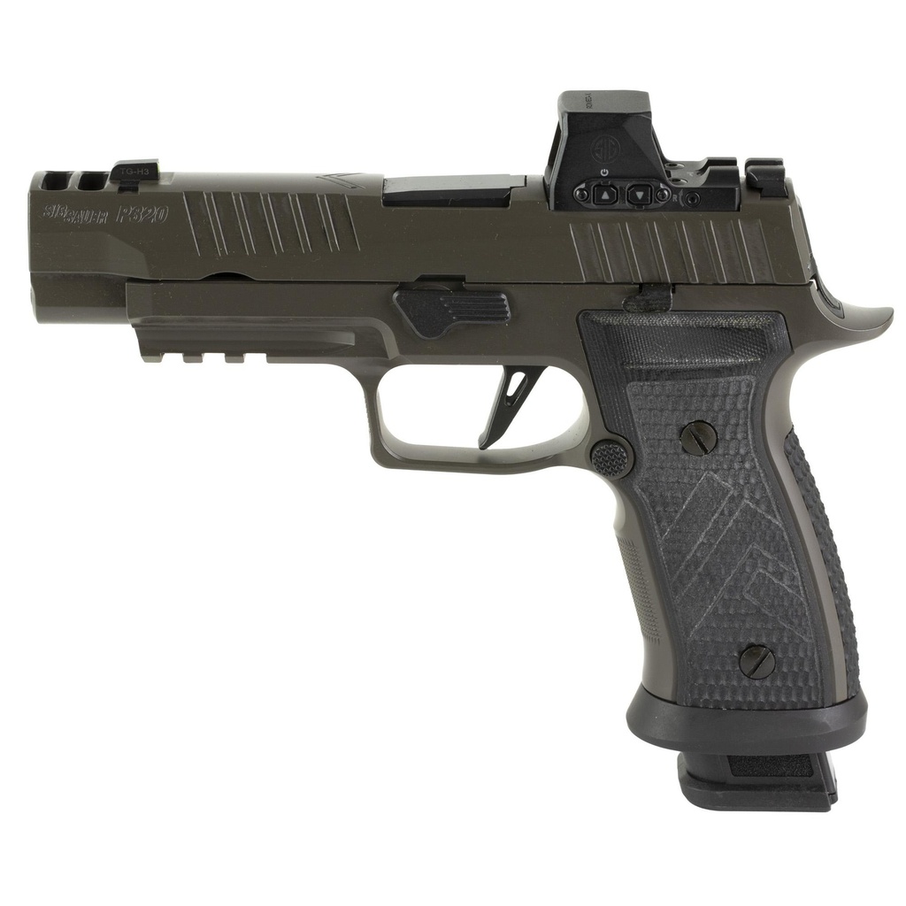 Sig Sauer P320 AXG Legion 9mm 3.9" Barrel 21Rds 3Mags ROMEO-X Reflex Sight Gray