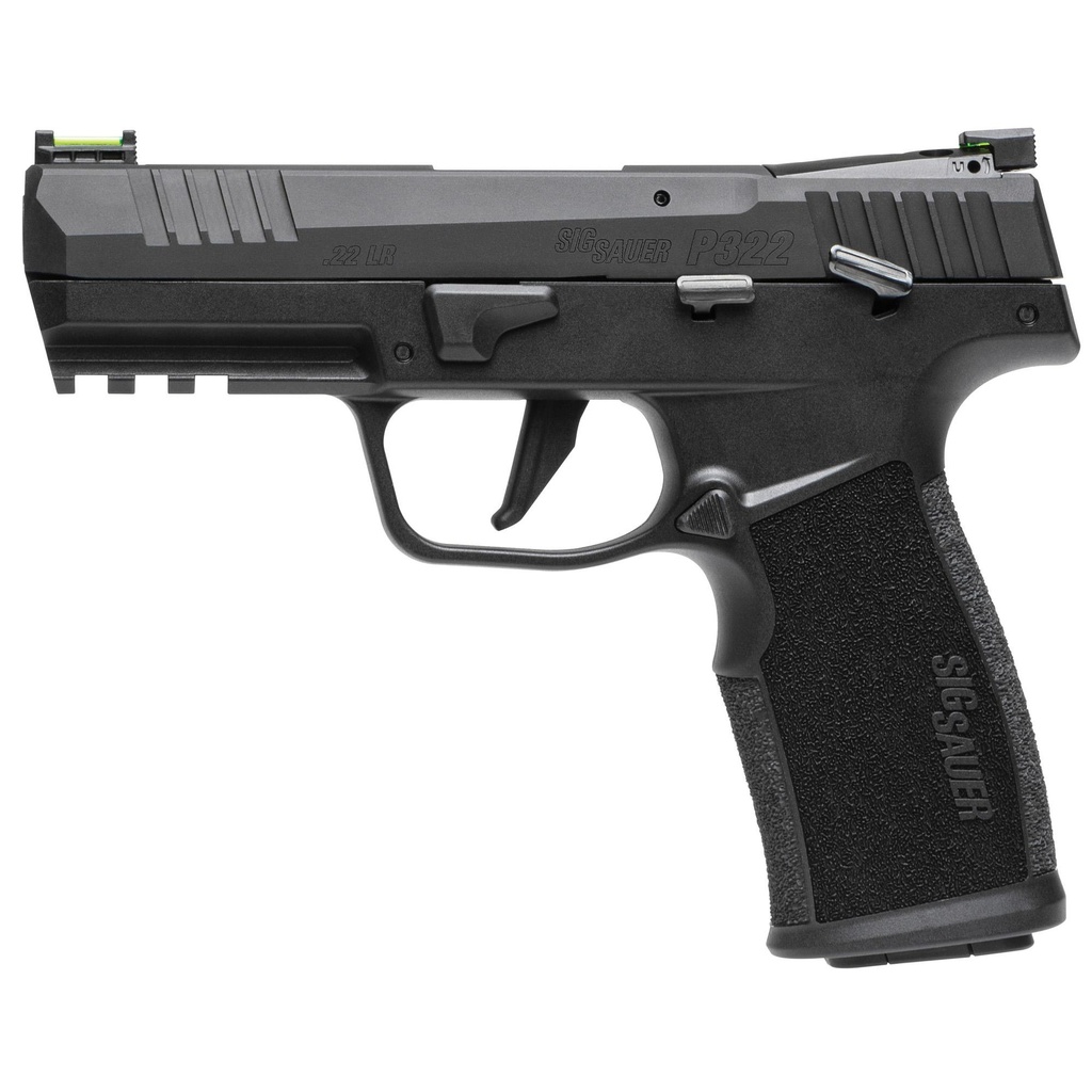 Sig Sauer P322 .22 LR 4" Barrel 10Rds 2 Mags Ambidextrous Safety Black