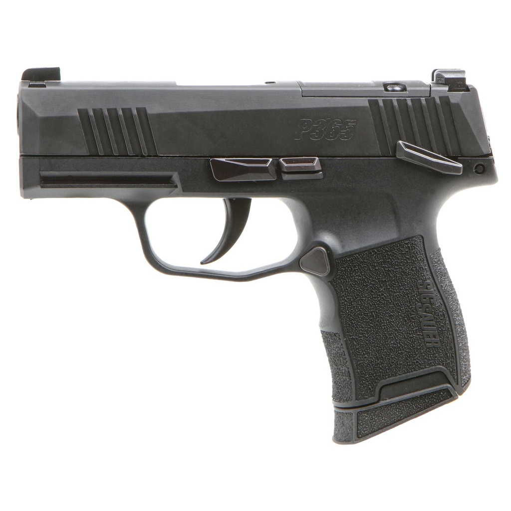 Sig Sauer P365 9mm 3.1" Barrel 10Rds 2 Mags Optics Ready Manual Safety Black